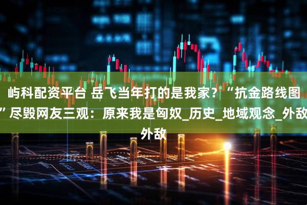 屿科配资平台 岳飞当年打的是我家？“抗金路线图”尽毁网友三观：原来我是匈奴_历史_地域观念_外敌