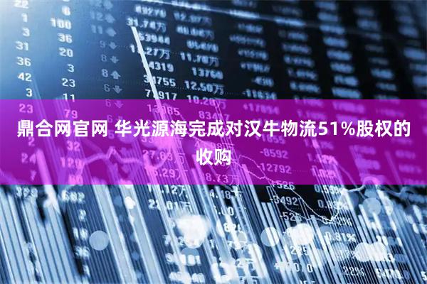 鼎合网官网 华光源海完成对汉牛物流51%股权的收购